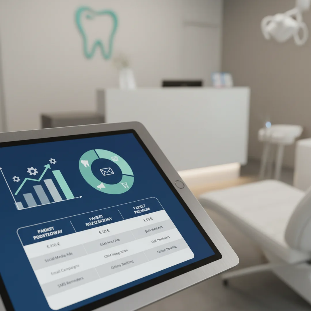 Automatyzacja marketingu gabinetu stomatologicznego cennik - Profesjonalny interfejs systemu zarządzania