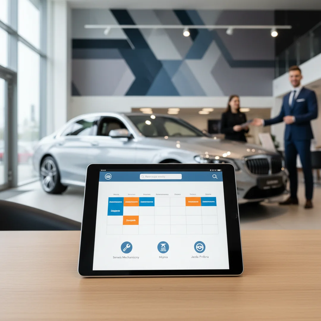 System rezerwacji online salonu samochodowego w praktyce - Osoba korzystająca z aplikacji chatbota na telefonie